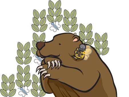 Bea and Bear become friends