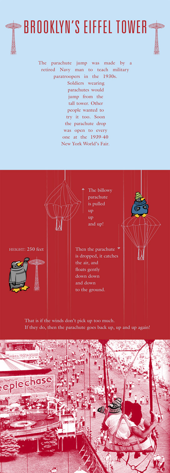 Amelia's Adventures in Coney Island Parachute Drop