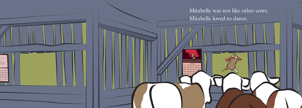 The Flamenco Dancing Cow loves to dance