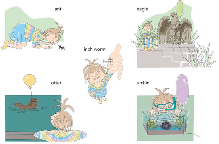 Little Nellie at the Zoo alphabet of animals