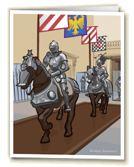 Amelia's Greetings card Arms & Armor Met Museum