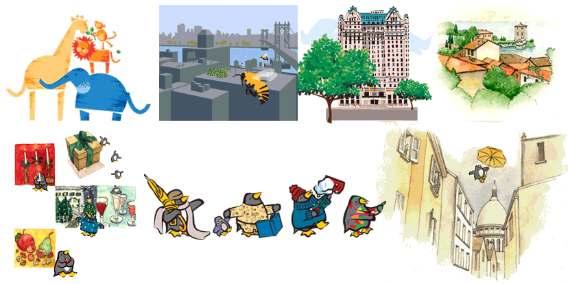 idea sketches and illustrations