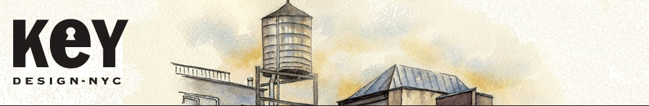 Key Design NYC water towers painting