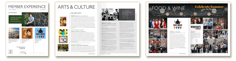 Key Design NYC link to PCNY newsletter design